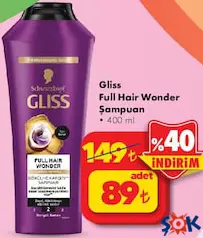 GLİSS FULL HAİR WONDER ŞAMPUAN 400 ML
